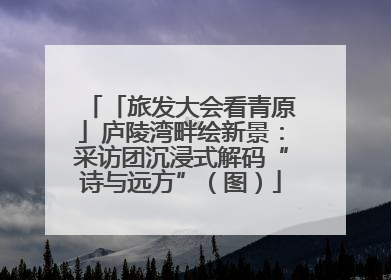 「旅发大会看青原」庐陵湾畔绘新景：采访团沉浸式解码“诗与远方”（图）