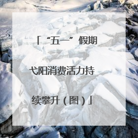 “五一”假期弋阳消费活力持续攀升（图）