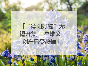 “德阳好物”无锡开集 三星堆文创产品受热捧