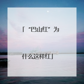 “巴山红”为什么这样红