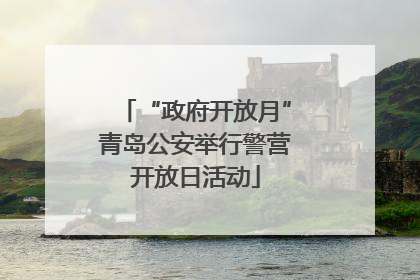 “政府开放月”青岛公安举行警营开放日活动