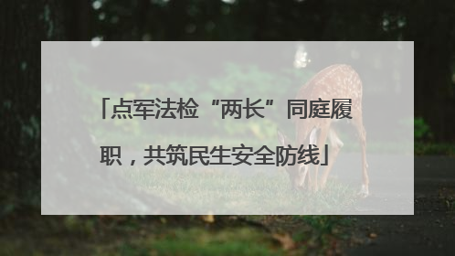 点军法检“两长”同庭履职，共筑民生安全防线