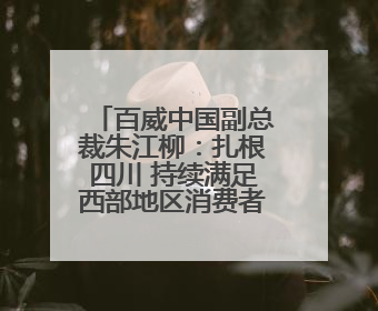 百威中国副总裁朱江柳：扎根四川 持续满足西部地区消费者的美好生活需求丨西望四川