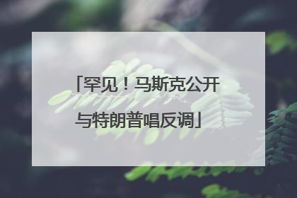 罕见！马斯克公开与特朗普唱反调