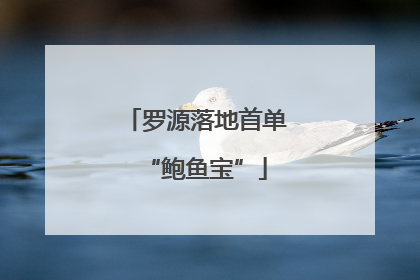 罗源落地首单“鲍鱼宝”