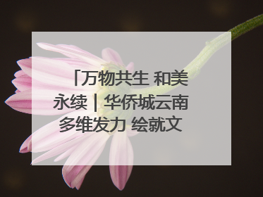 万物共生 和美永续｜华侨城云南多维发力 绘就文旅融合与生物多样性保护新图景