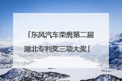 东风汽车荣膺第二届湖北专利奖三项大奖