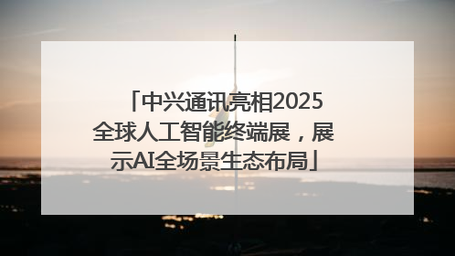 中兴通讯亮相2025全球人工智能终端展，展示AI全场景生态布局