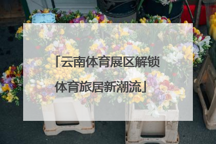 云南体育展区解锁体育旅居新潮流