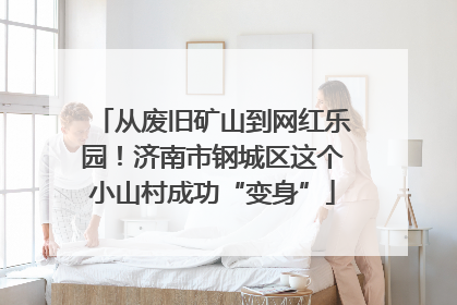 从废旧矿山到网红乐园！济南市钢城区这个小山村成功“变身”
