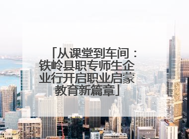 从课堂到车间：铁岭县职专师生企业行开启职业启蒙教育新篇章