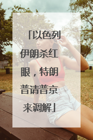 以色列伊朗杀红眼，特朗普请普京来调解