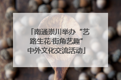 南通崇川举办“艺路生花·街角艺趣”中外文化交流活动