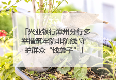 兴业银行漳州分行多举措筑牢防非防线 守护群众“钱袋子”