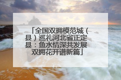 全国双拥模范城（县）巡礼河北省正定县：鱼水情深共发展 双拥花开谱新篇