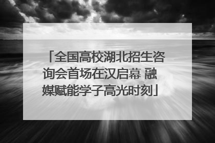 全国高校湖北招生咨询会首场在汉启幕 融媒赋能学子高光时刻