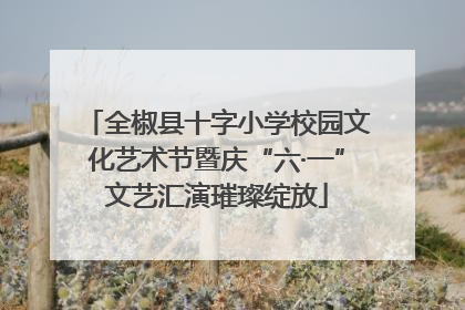 全椒县十字小学校园文化艺术节暨庆“六·一”文艺汇演璀璨绽放