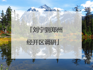 刘宁到郑州经开区调研