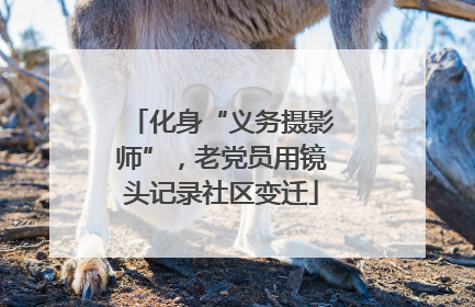 化身“义务摄影师”，老党员用镜头记录社区变迁