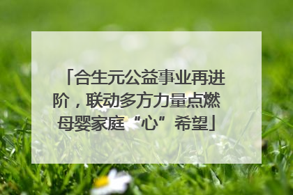 合生元公益事业再进阶，联动多方力量点燃母婴家庭“心”希望