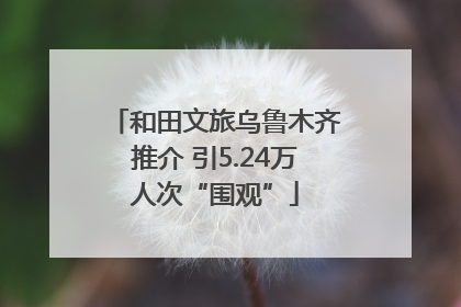 和田文旅乌鲁木齐推介 引5.24万人次“围观”