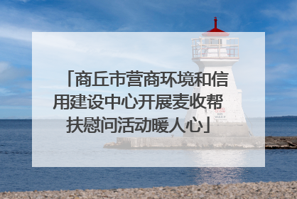 商丘市营商环境和信用建设中心开展麦收帮扶慰问活动暖人心