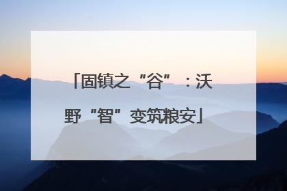 固镇之“谷”：沃野“智”变筑粮安