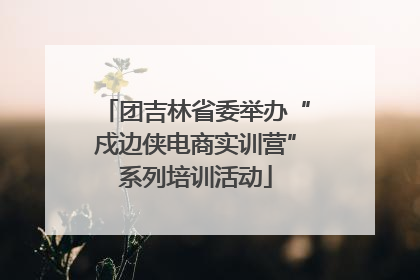 团吉林省委举办“戍边侠电商实训营”系列培训活动