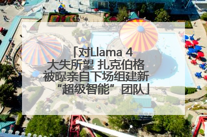 对Llama 4大失所望 扎克伯格被曝亲自下场组建新“超级智能”团队