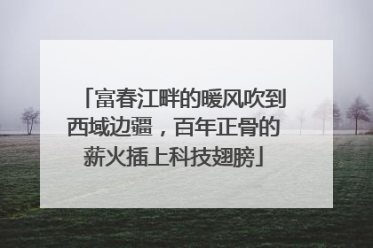 富春江畔的暖风吹到西域边疆，百年正骨的薪火插上科技翅膀