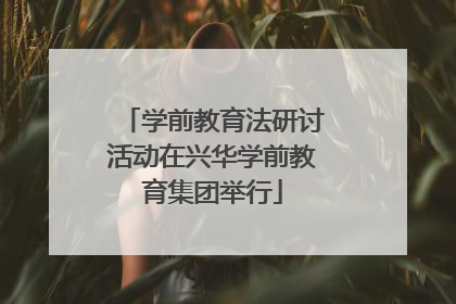 学前教育法研讨活动在兴华学前教育集团举行