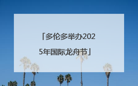 多伦多举办2025年国际龙舟节