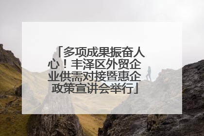多项成果振奋人心！丰泽区外贸企业供需对接暨惠企政策宣讲会举行