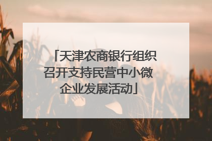 天津农商银行组织召开支持民营中小微企业发展活动