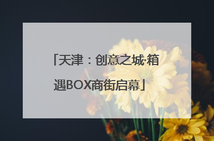 天津：创意之城·箱遇BOX商街启幕