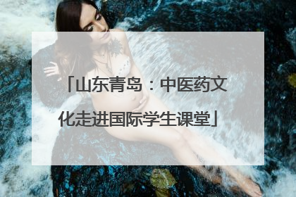 山东青岛：中医药文化走进国际学生课堂