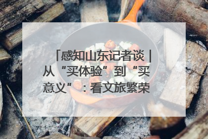 感知山东记者谈｜从“买体验”到“买意义”：看文旅繁荣背后的幸福新定义