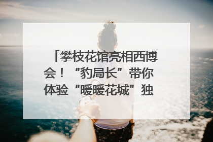 攀枝花馆亮相西博会！“豹局长”带你体验“暖暖花城”独特魅力｜西博视界