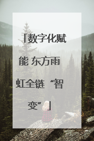 数字化赋能 东方雨虹全链“智变”