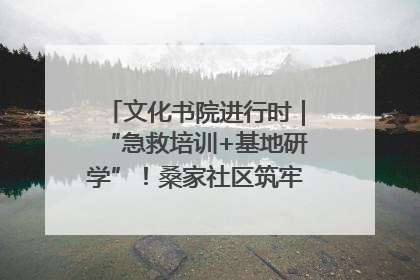 文化书院进行时｜“急救培训+基地研学”！桑家社区筑牢居民健康防线