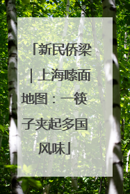 新民侨梁｜上海嗦面地图：一筷子夹起多国风味