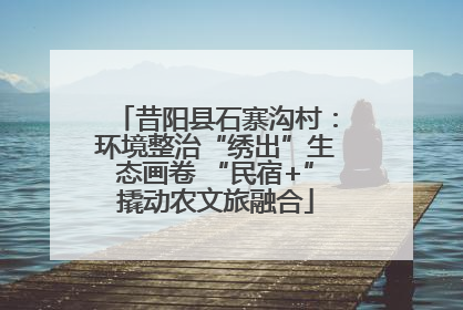 昔阳县石寨沟村：环境整治“绣出”生态画卷 “民宿+”撬动农文旅融合