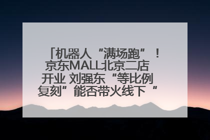 机器人“满场跑”！京东MALL北京二店开业 刘强东“等比例复刻”能否带火线下“618”？