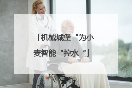 机械城堡“为小麦智能“控水“