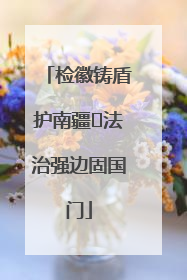 检徽铸盾护南疆 法治强边固国门
