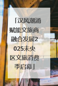 汉风潮涌赋能文旅商融合发展2025未央区文旅消费季启幕
