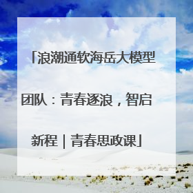 浪潮通软海岳大模型团队：青春逐浪，智启新程｜青春思政课