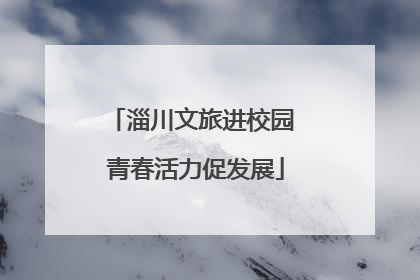 淄川文旅进校园 青春活力促发展