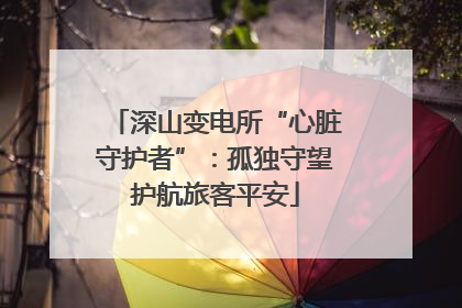深山变电所“心脏守护者”：孤独守望护航旅客平安