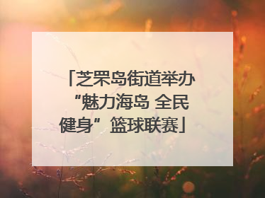 芝罘岛街道举办“魅力海岛 全民健身”篮球联赛